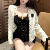 モノトーンノーカラージャケットAJ1183