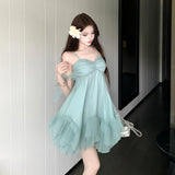 エアリーフリルAラインワンピースAO1849