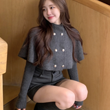 ケープニットグレーセットアップAS1697