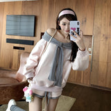 バイカラースウェットセットアップAS1731