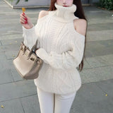 バックレースタートルニット(3COLOR)AT1400