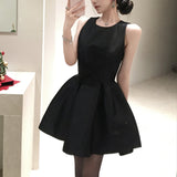 ラウンドネックAラインワンピース(3COLOR)AO1726