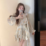 スカーフタイエアリーワンピースAO1746