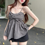 チェックフレアキャミソール(2COLOR)AT1420