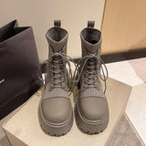 厚底ソックスブーツ(3COLOR)AP1038