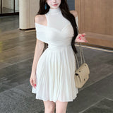 クロスニットワンピース(2COLOR)AO1778