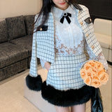 リッチファーモノトーンセットアップAS1670