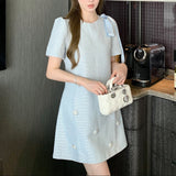 ショルダーリボンフェミニンワンピースAO1844