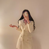 ツイードジャケットワンピース(2COLOR)AO1727