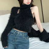 カーデSETノースリーブモヘアニット(3COLOR)AT1394