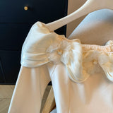 シアーフラワーぺプラムカットソーAT1405