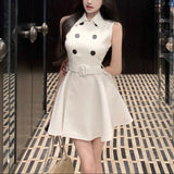 ピュアホワイトAラインワンピースAO1754