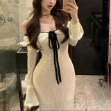 モノトーンロングワンピースAO1850