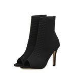 メッシュニットオープントゥブーツAP1037