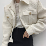 ドロップショルダージッパージャケット(2COLOR)AJ1155