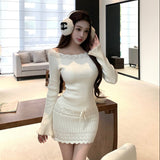 クロシェニットワンピースAO1825