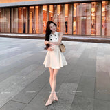 ピュアホワイトAラインワンピースAO1754