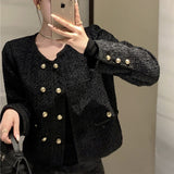 ダブルボタンノーカラージャケット(3COLOR)AJ1151