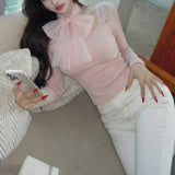 シフォンスカーフトップス(2COLOR)AT1406