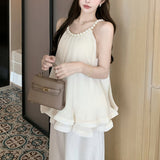 パールネックシフォンブラウス(3COLOR)AT1348