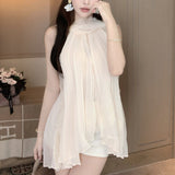 レーススカーフブラウスAT1368