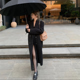 ダブルブレストロングコートAJ1191