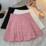 ベルト付きプリーツミニスカート(3COLOR)AB1194