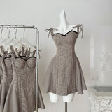 バックレースアップAラインワンピースAO1788