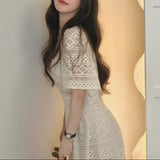 クロシェニットワンピースAO1764