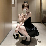 シルキーAラインワンピース(2COLOR)AO1696