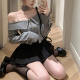 ストライプフリルセットアップAS1662