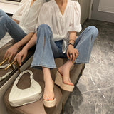 ウェッジソールクリアサンダル(2COLOR)AP1035