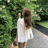 レーススカーフブラウスAT1368