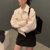 ドロップショルダージッパージャケット(2COLOR)AJ1155