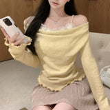 フラワードレープトップス(2COLOR)AT1337