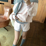 バイカラースウェットセットアップAS1731