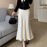 サテンマーメイドスカート(4COLOR)AB1201