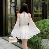 ベルトセットプリーツブラウスAT1356