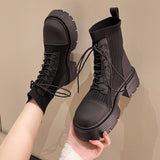 厚底ソックスブーツ(3COLOR)AP1038