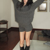 リラクシーケーブルニットセットアップ(2COLOR)AS1582