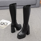 ボリュームソールロングブーツAP1041