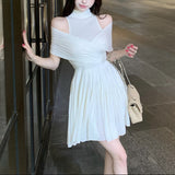 クロスニットワンピース(2COLOR)AO1778