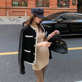 モノトーンノーカラーコートAJ1192