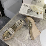 ウェッジソールクリアサンダル(2COLOR)AP1035