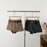 チェックショートパンツ(2COLOR)AB1210