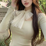 シフォンスカーフトップス(2COLOR)AT1406