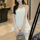 パールネックシフォンブラウス(3COLOR)AT1348