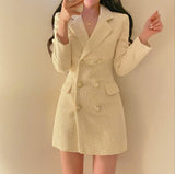 ツイードジャケットワンピース(2COLOR)AO1727