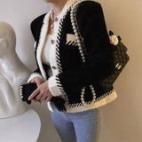 ダブルステッチモノトーンカーディガン(2COLOR)AT1296