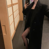 ダブルブレストロングコートAJ1191